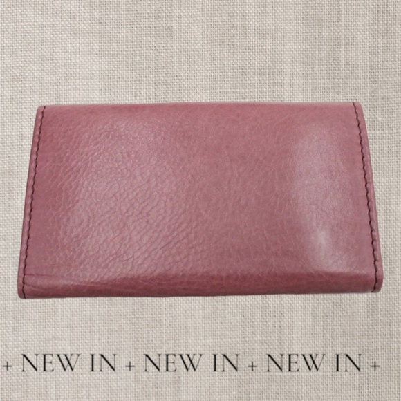 Prada Leather Key Holder Wallet with Bow Detail in Pink - Picture 4 of 12